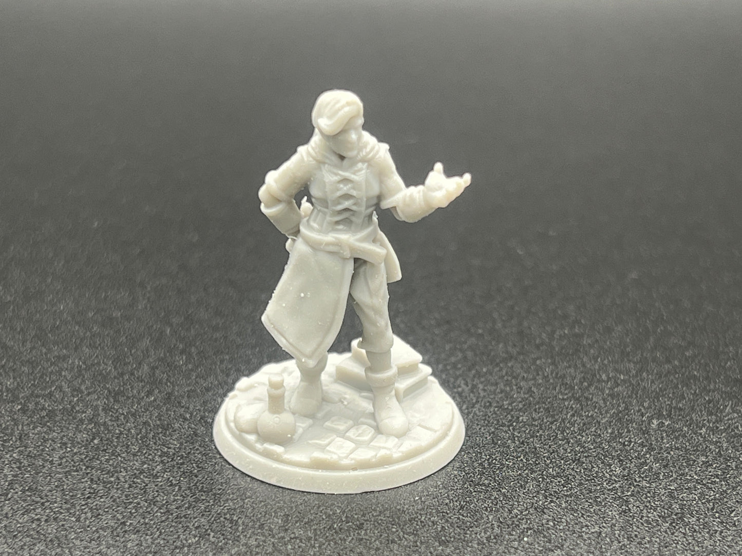 Human Female Rogue Character Figure Fantasy Tabletop Game Dungeons and Dragons 3D Resin Printed Unpainted