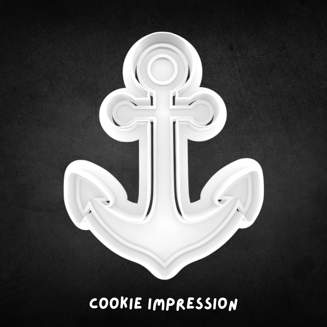 Anchor Cookie Cutter and Stamp