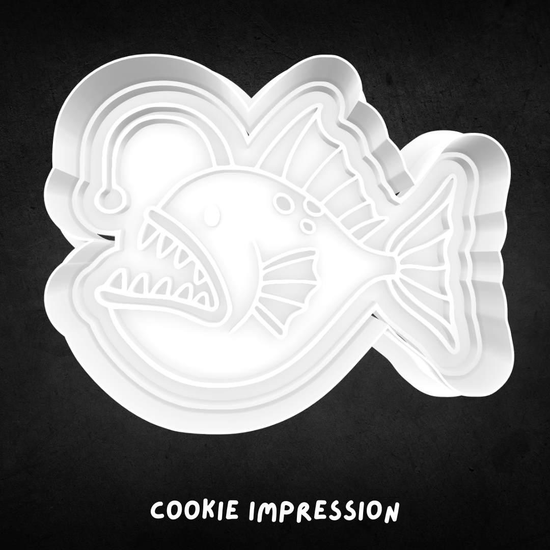 Angler Fish Cookie Cutter and Stamp