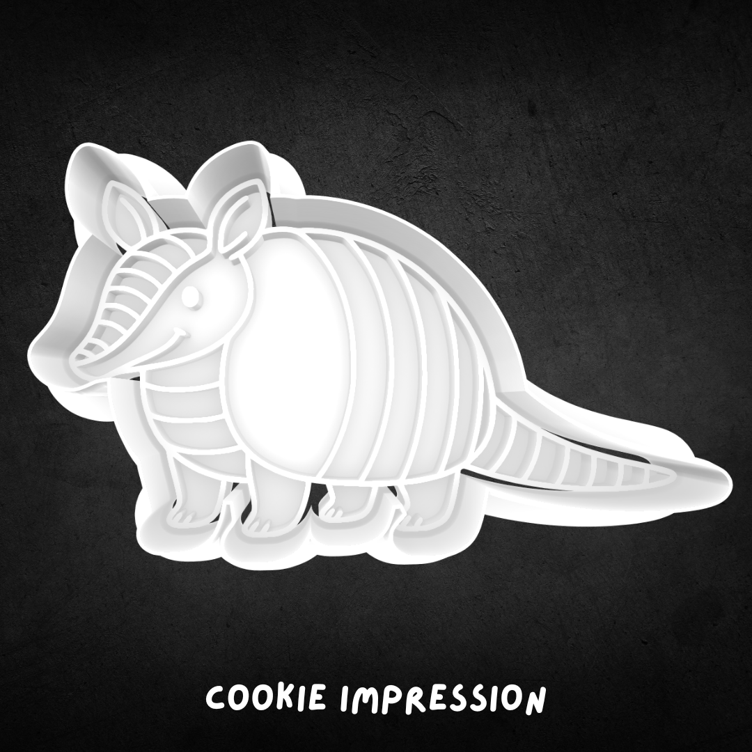 Armadillo Cookie Cutter and Stamp