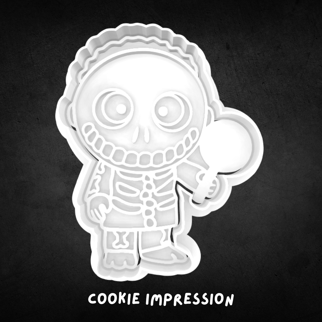 Nightmare Before Christmas Inspired Barrel Cookie Cutter and Stamp