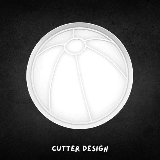 Beach Ball Cookie Cutter and Stamp