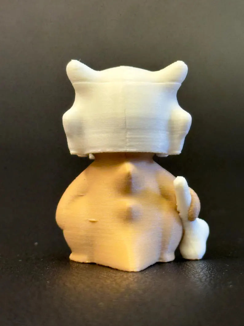 Mini Cubone with Keychain Option (Misprinted)