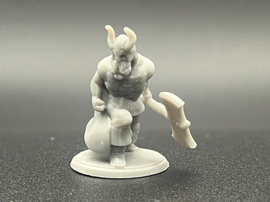 Dwarven Warrior Character Figure Fantasy Tabletop Game Dungeons and Dragons 3D Resin Printed