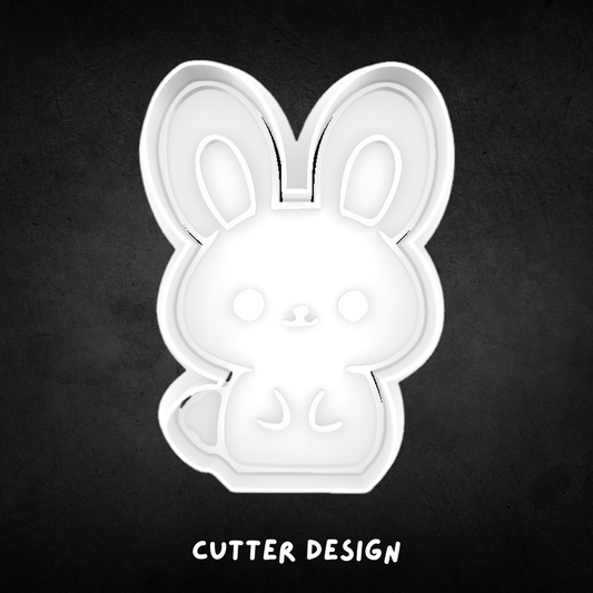 Bunny Cookie Cutter and Stamp