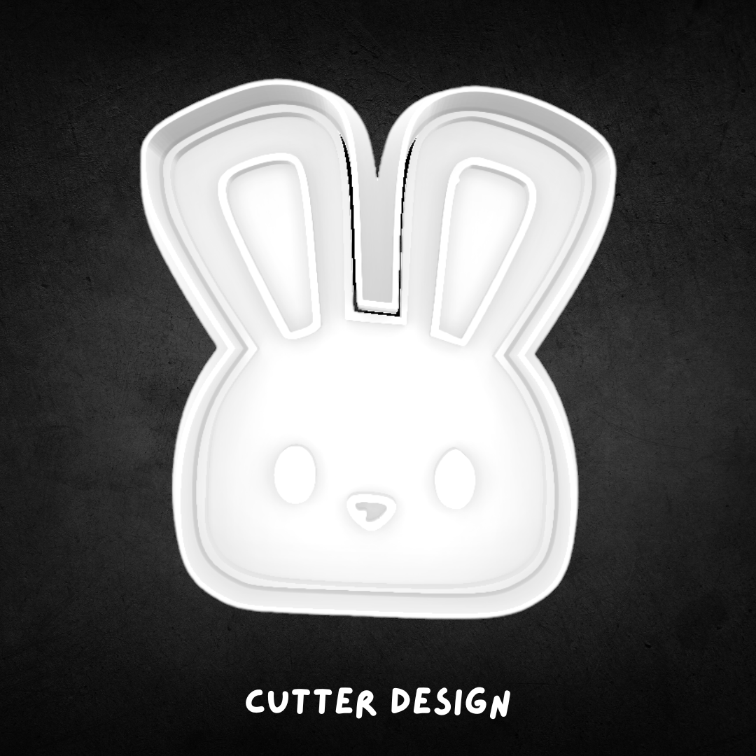 Bunny Face Cookie Cutter and Stamp