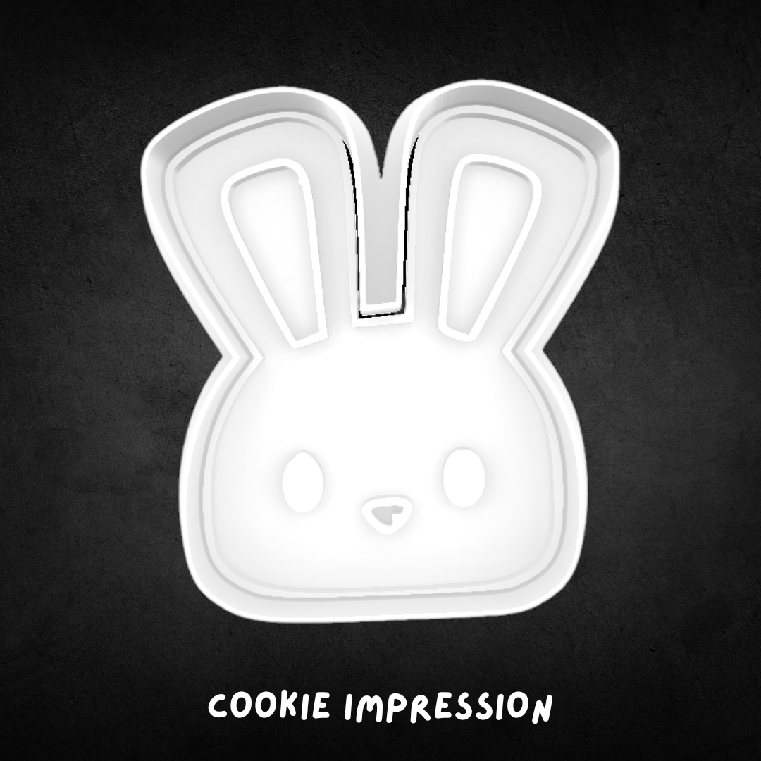 Bunny Face Cookie Cutter and Stamp