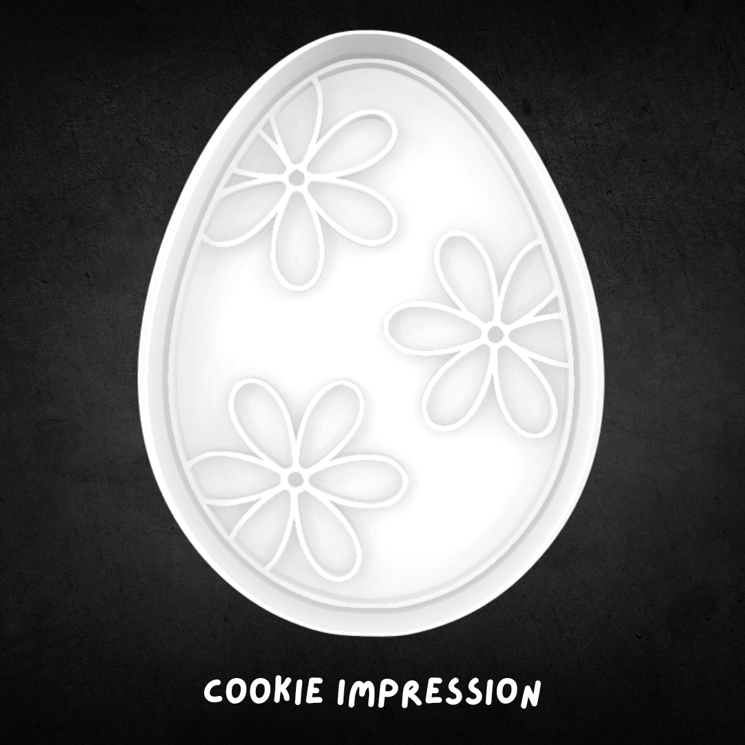 Easter Egg 10 Cookie Cutter and Stamp