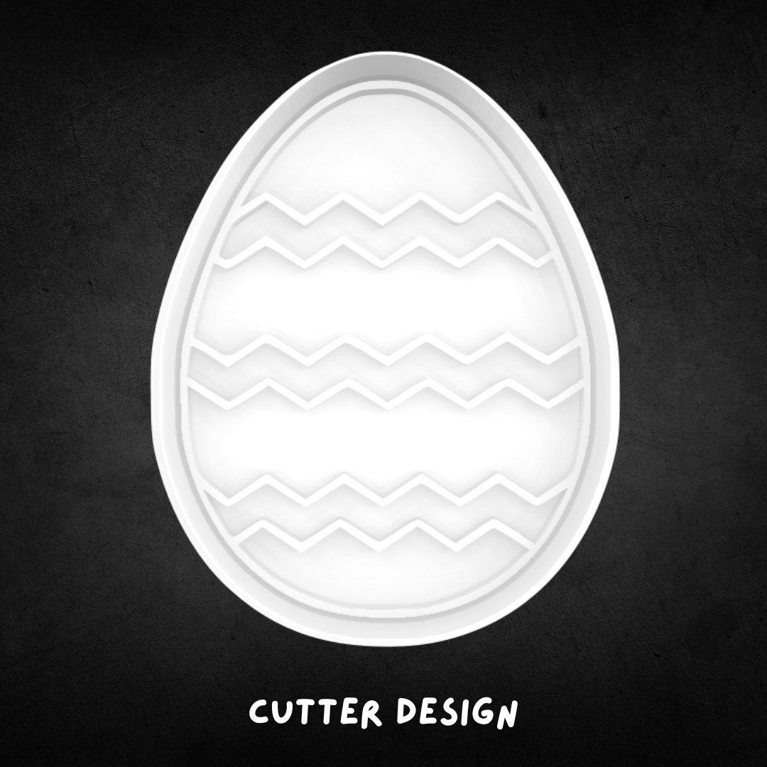Easter Egg 07 Cookie Cutter and Stamp