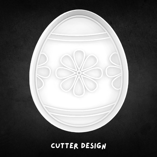 Easter Egg 08 Cookie Cutter and Stamp