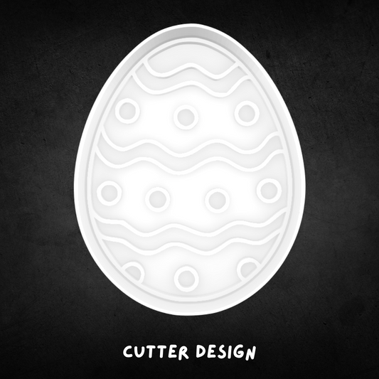 Easter Egg 01 Cookie Cutter and Stamp