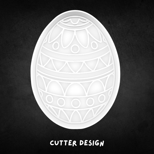 Easter Egg 04 Cookie Cutter and Stamp