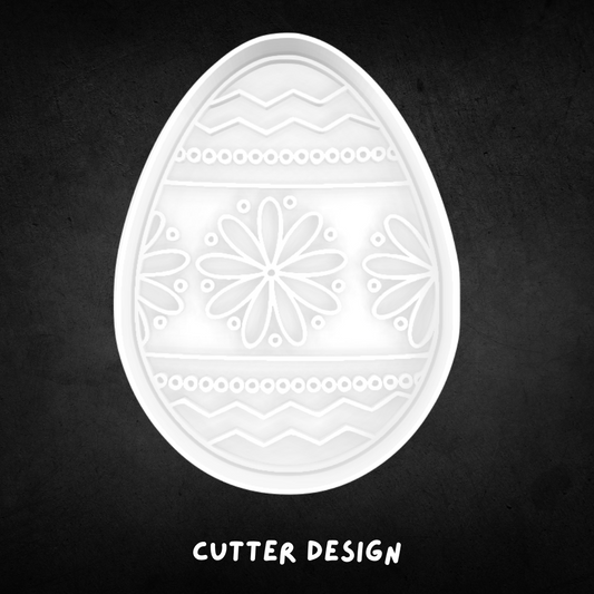 Easter Egg 05 Cookie Cutter and Stamp
