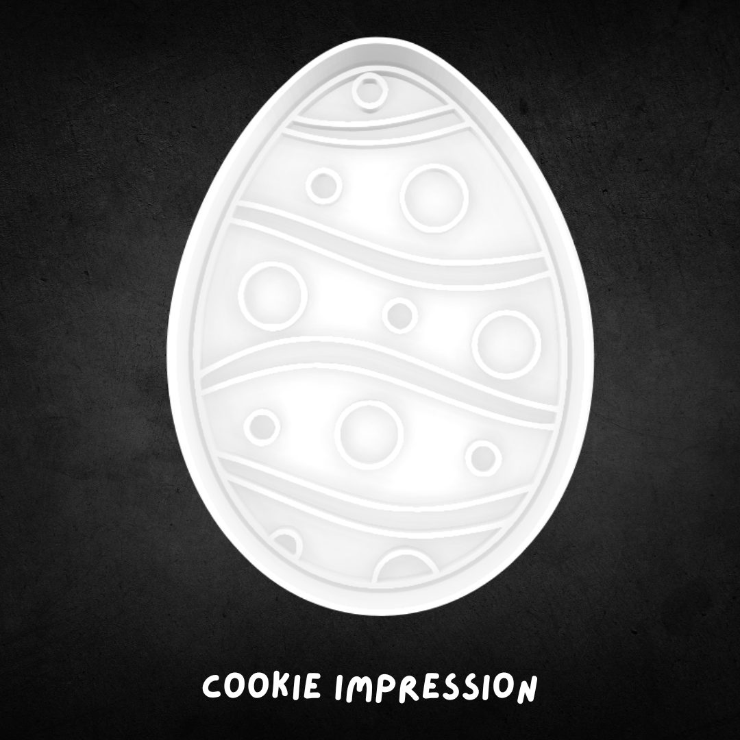 Easter Egg 06 Cookie Cutter and Stamp