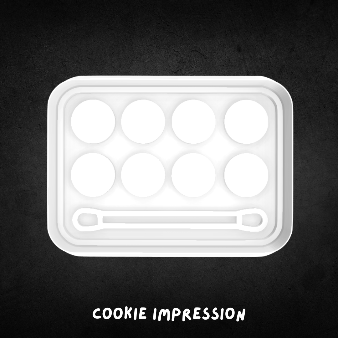 Eyeshadow Palette Cookie Cutter and Stamp