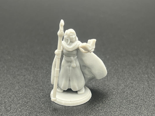 Elf Mage Character Figure Fantasy Tabletop Game Dungeons and Dragons 3D Resin Printed