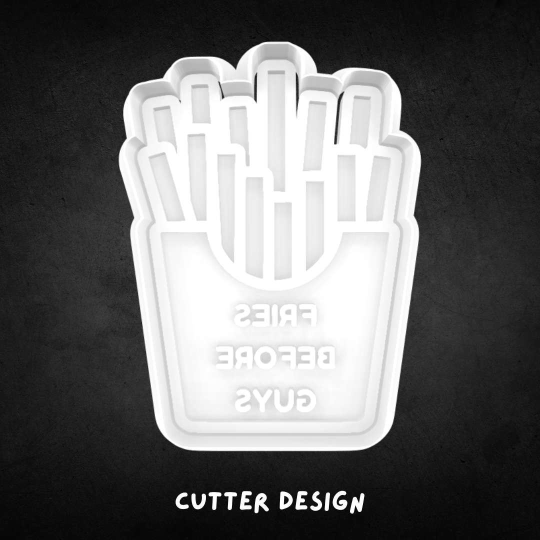 Fries Before Guys Cutter and Stamp