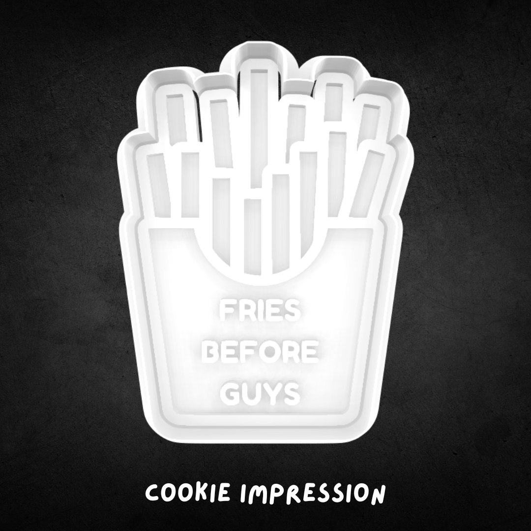 Fries Before Guys Cutter and Stamp