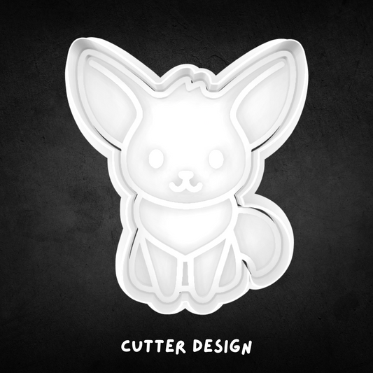 Fennec Fox Cookie Cutter and Stamp