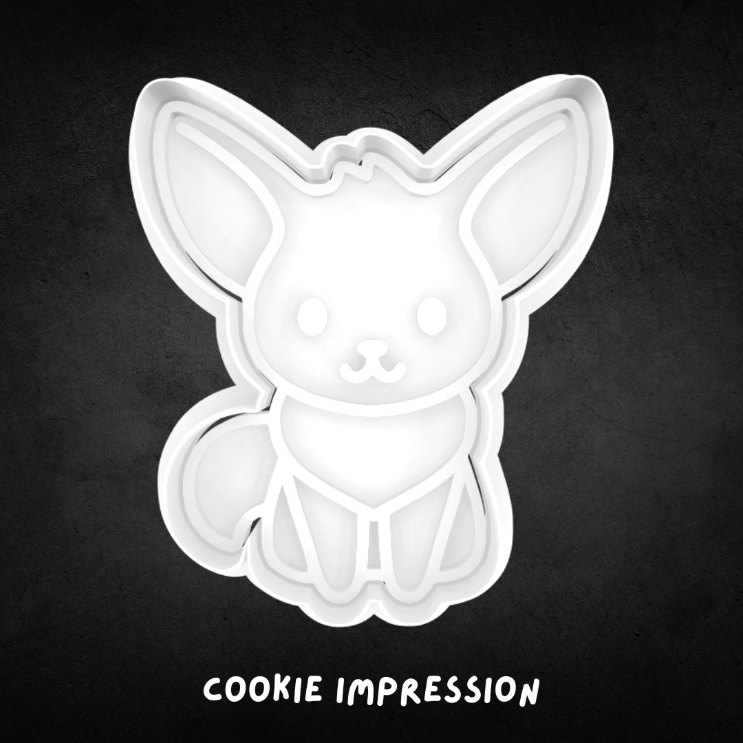 Fennec Fox Cookie Cutter and Stamp