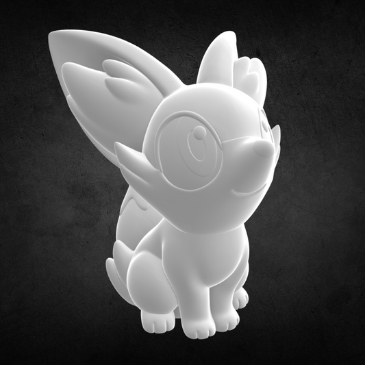 Fennekin Figurine (10cm) - Ready to Paint
