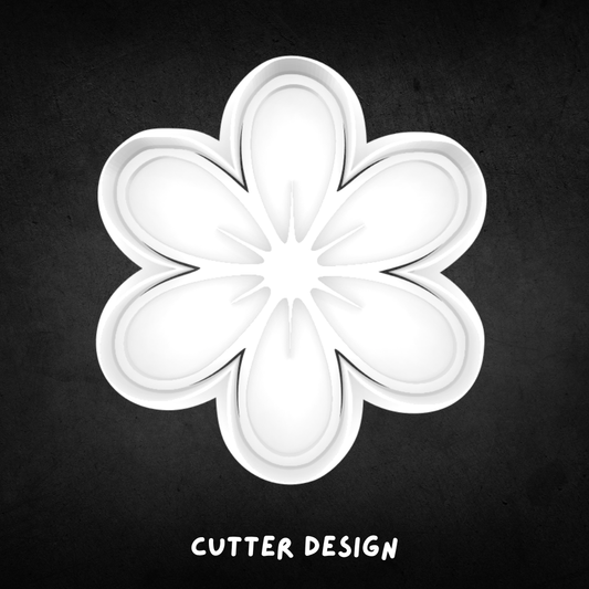 Flower 02 Cookie Cutter and Stamp