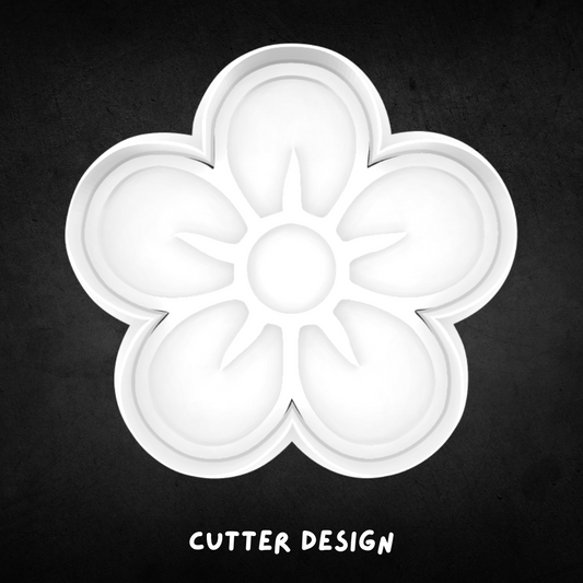 Flower Cookie Cutter and Stamp