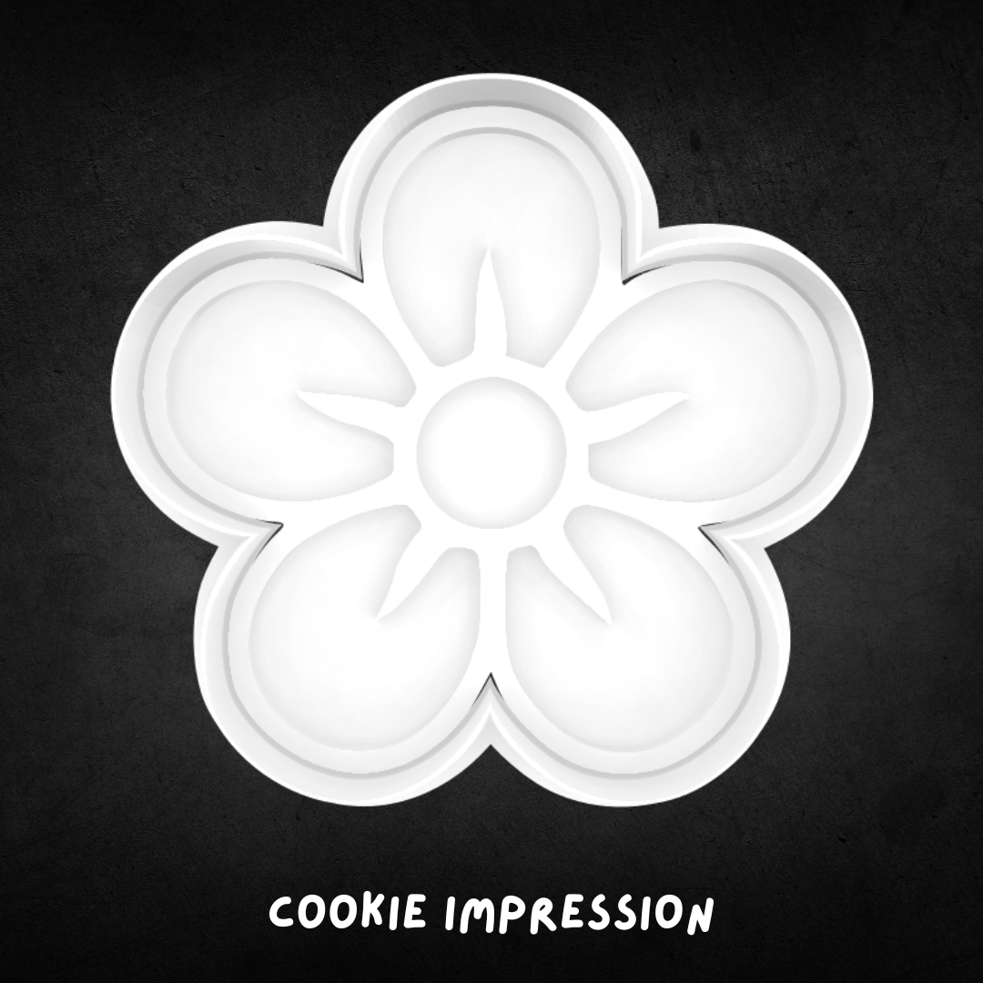 Flower Cookie Cutter and Stamp