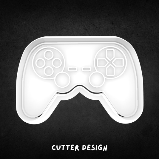 Gaming Controller Cookie Cutter and Stamp