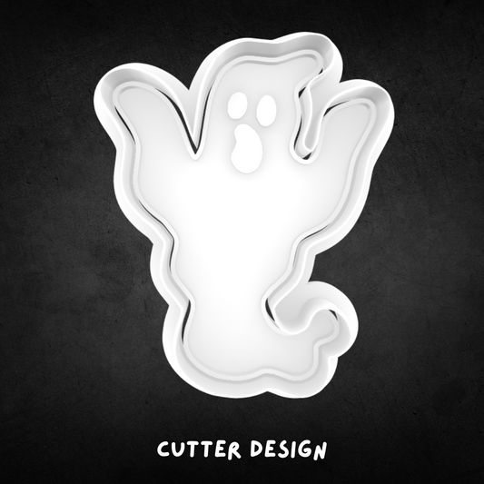 Halloween Ghost 04 Cookie Cutter and Stamp