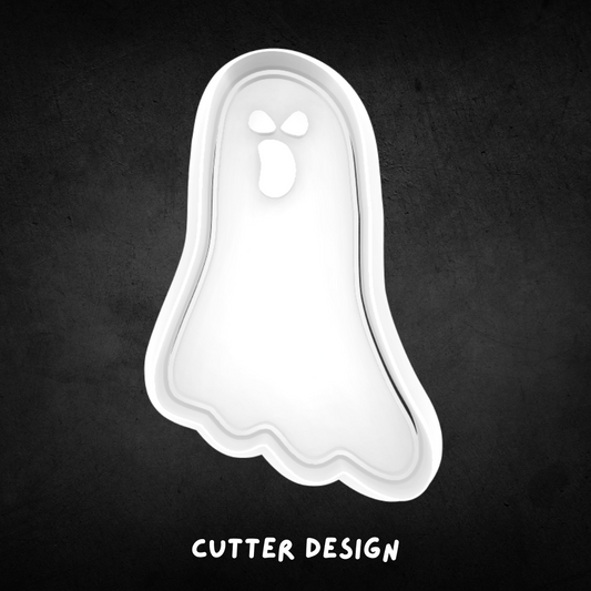 Halloween Ghost 06 Cookie Cutter and Stamp
