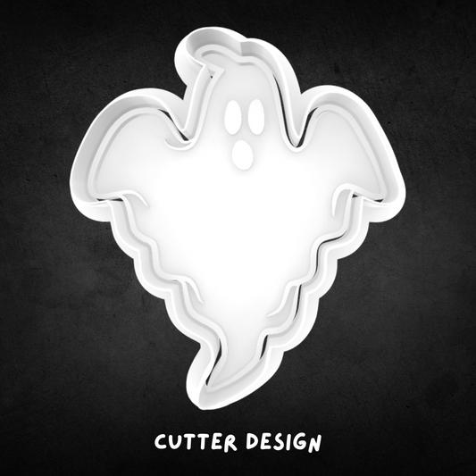 Halloween Ghost 08 Cookie Cutter and Stamp