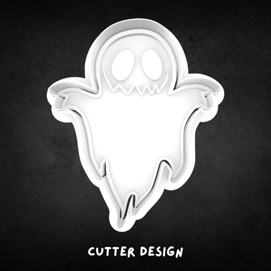 Halloween Ghost 09 Cookie Cutter and Stamp