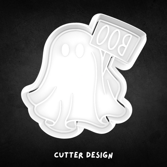 Halloween Ghost 12 Cookie Cutter and Stamp