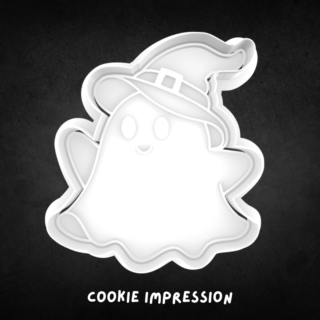 Halloween Ghost 14 Cookie Cutter and Stamp