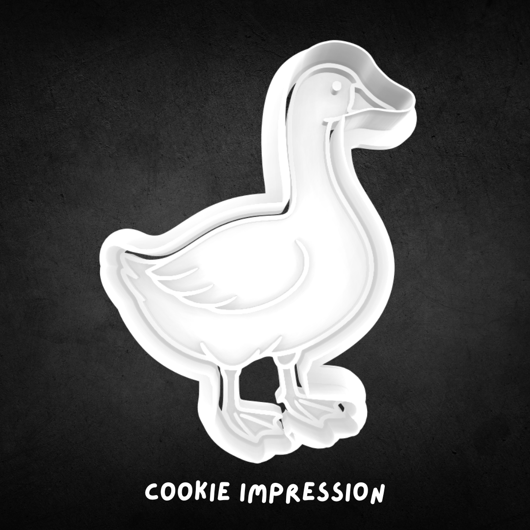 Goose Cookie Cutter and Stamp