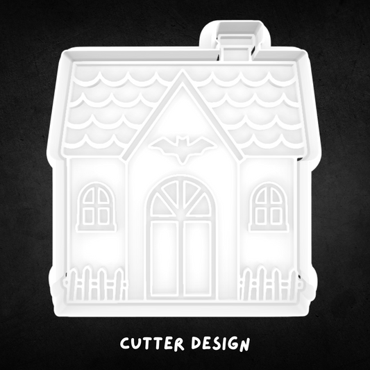 Halloween Haunted House 02 Cookie Cutter and Stamp