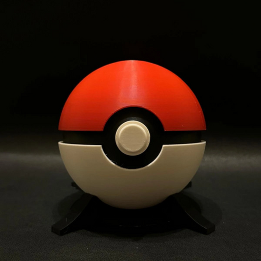 10cm Wide Pokeball for Storage/Display with Stand