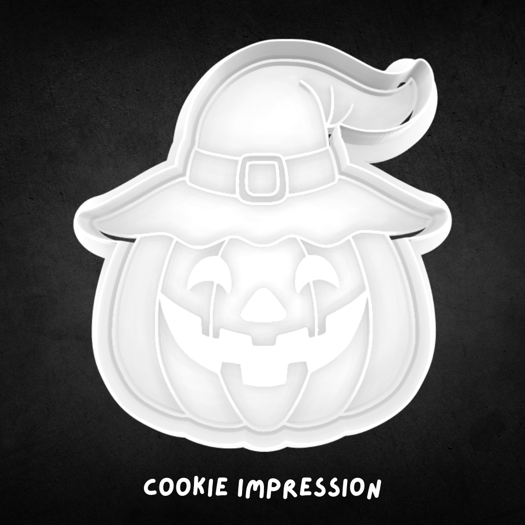 Halloween Jack-O-Lantern 02 Cookie Cutter and Stamp