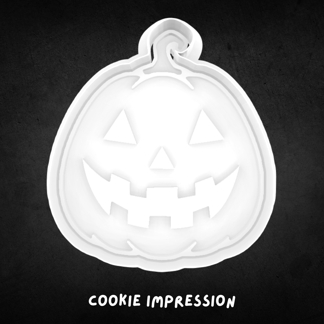 Halloween Jack-O-Lantern 03 Cookie Cutter and Stamp