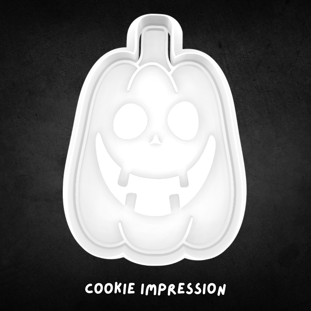 Halloween Jack-O-Lantern 05 Cookie Cutter and Stamp