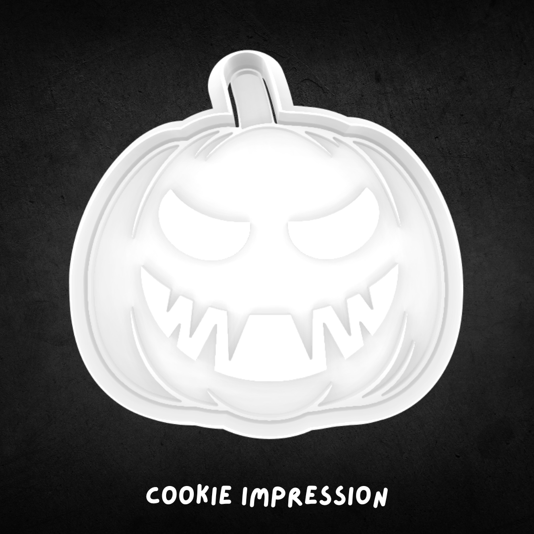 Halloween Jack-O-Lantern 10 Cookie Cutter and Stamp