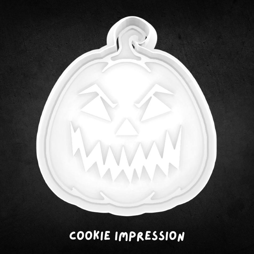 Halloween Jack-O-Lantern 12 Cookie Cutter and Stamp
