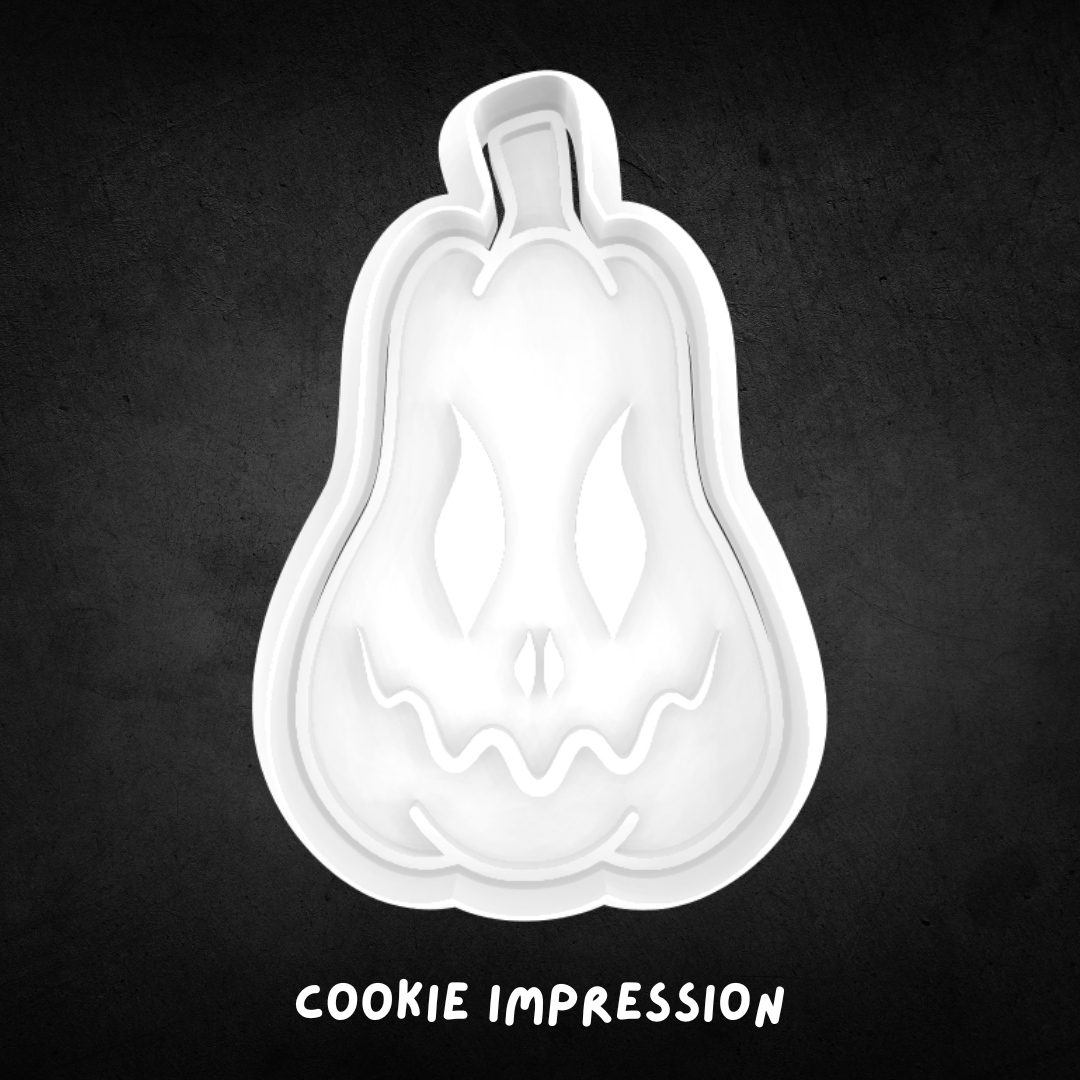 Halloween Jack-O-Lantern 14 Cookie Cutter and Stamp