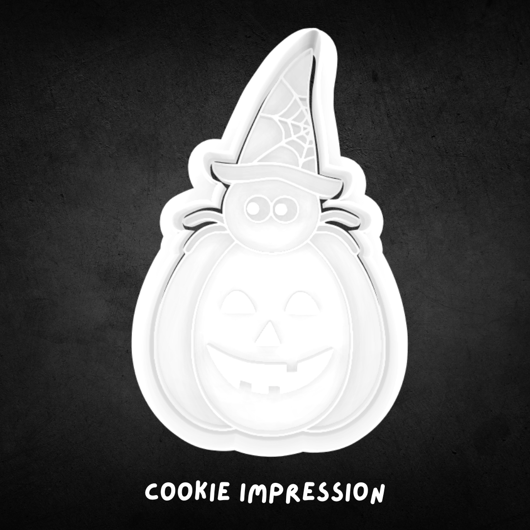 Halloween Jack-O-Lantern 15 Cookie Cutter and Stamp