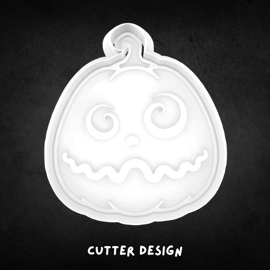 Halloween Jack-O-Lantern 07 Cookie Cutter and Stamp