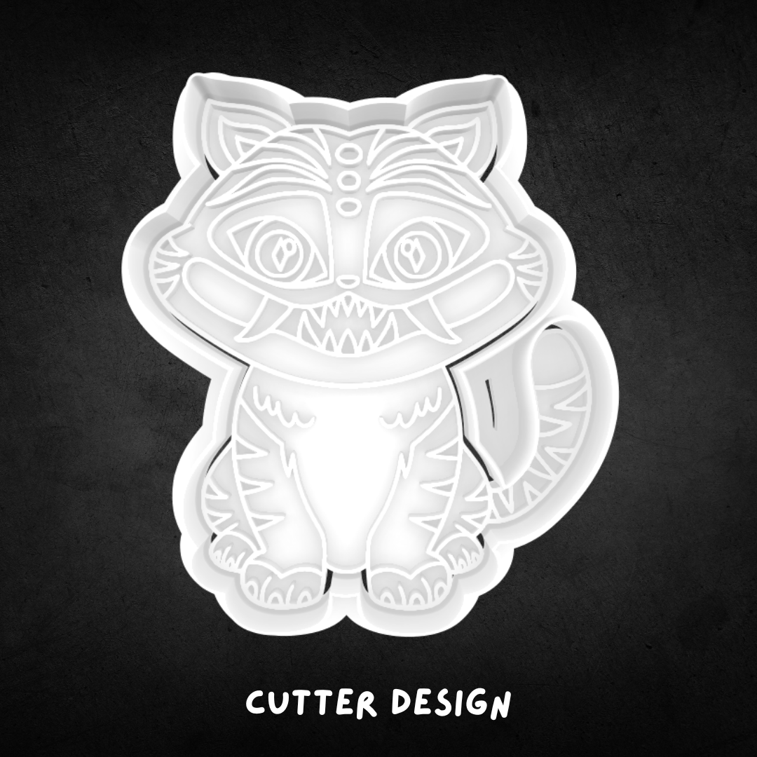 K-pop Demon Hunters Inspired Derpy Cookie Cutter and Stamp