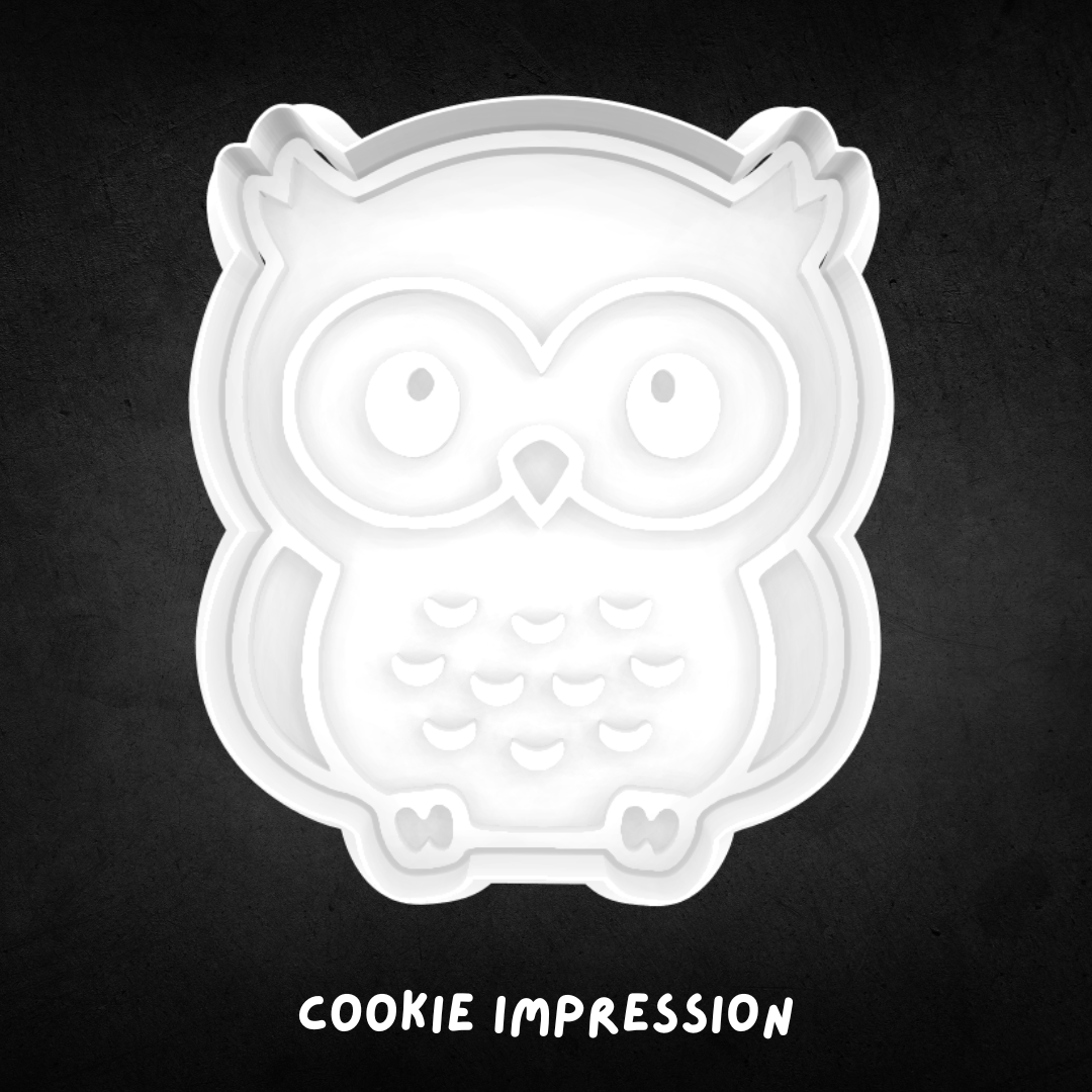 Owl Cookie Cutter and Stamp