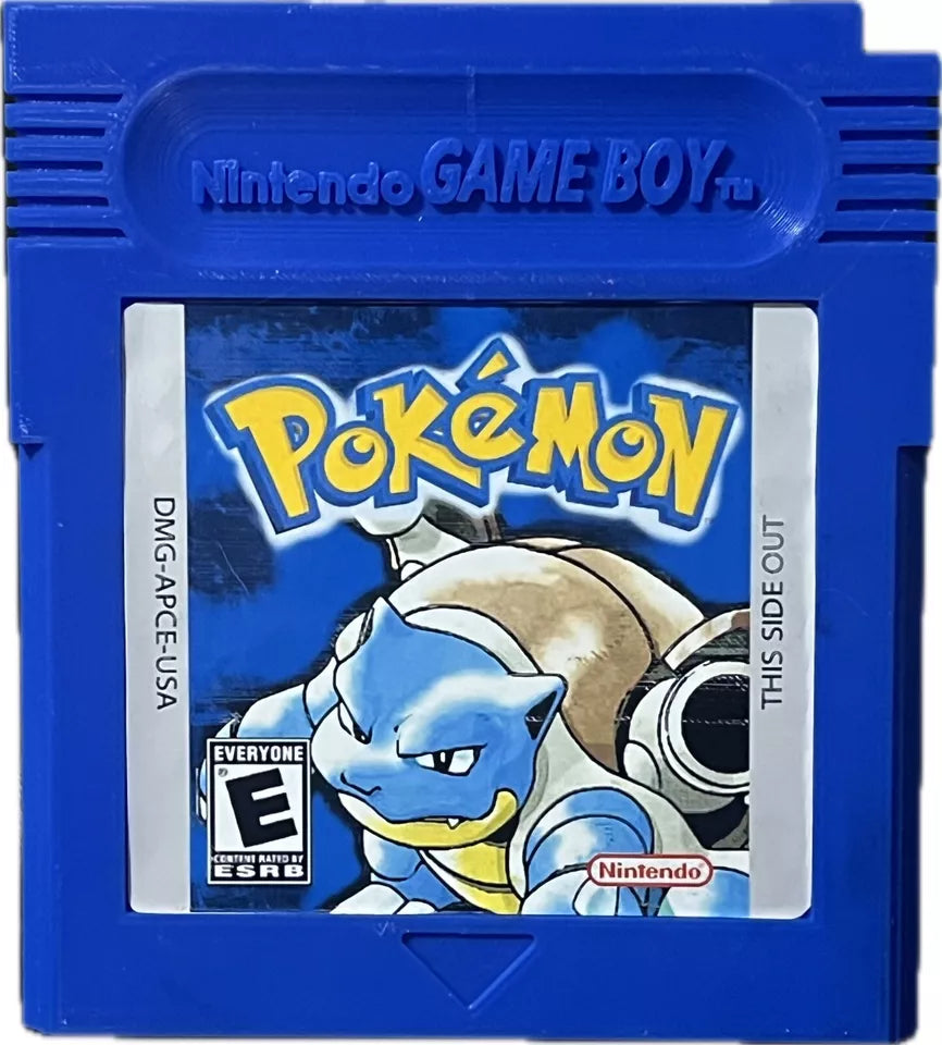 Oversized Pokemon Generation 1 Gameboy Cartridge Display Piece Wall Art