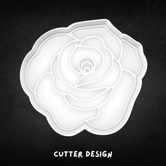 Rose Cookie Cutter and Stamp